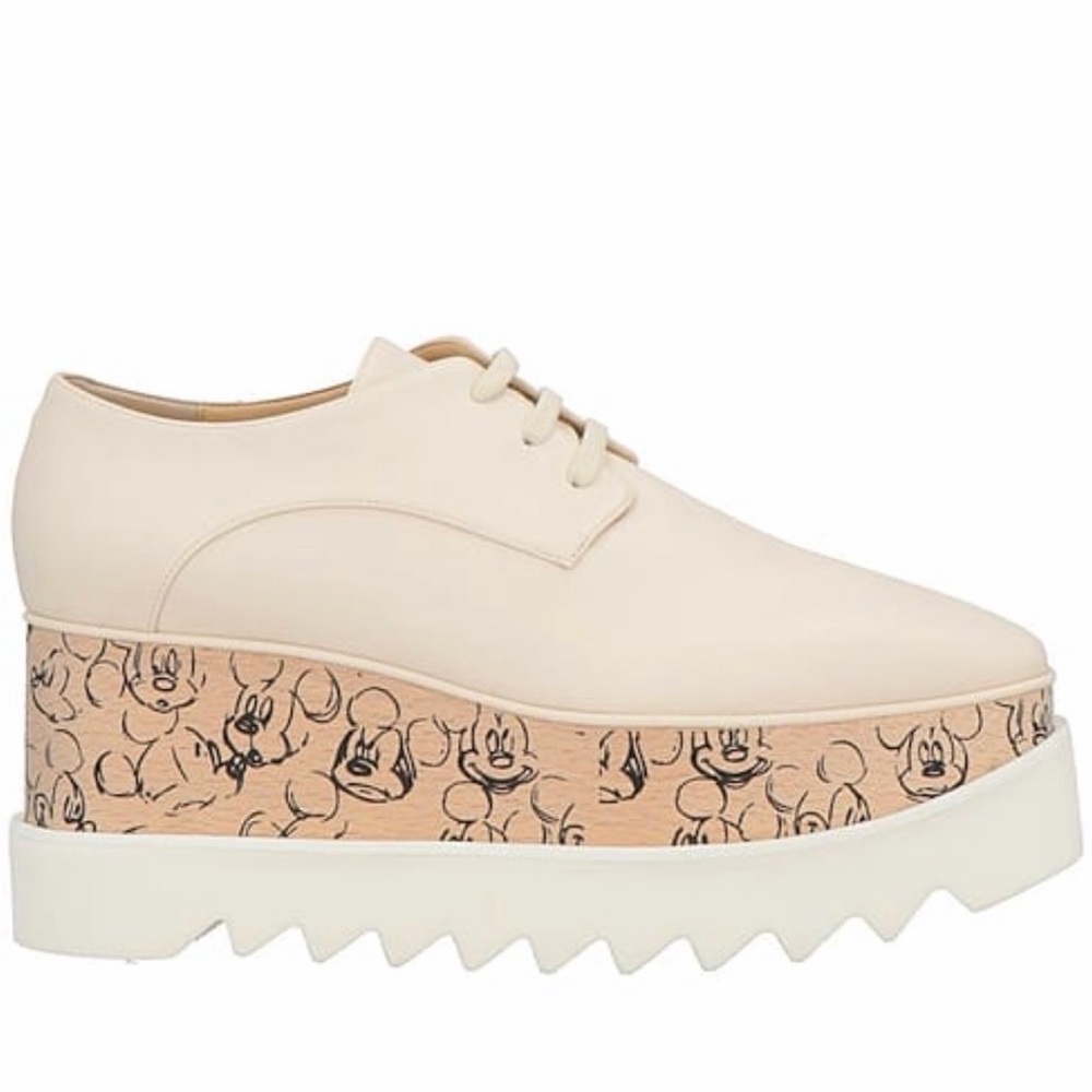 NIB- Stella McCartney × Fantasia Women's Disney Elyse Lace Up Platform shoes 9